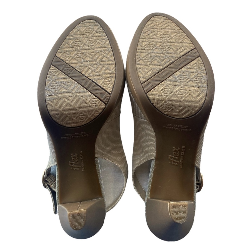 AK Anne Klein Womens Toe Slingback Akessa Light Gold - Picture 8 of 12
